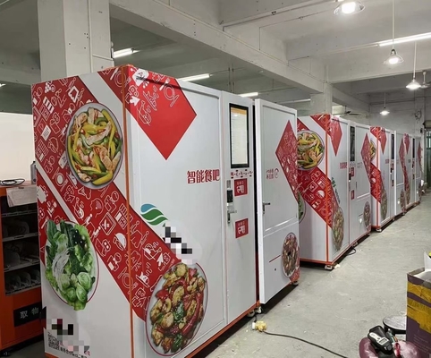 Máquina de venda automática da pizza da fatia com o certificado do CE da rede de 4G Wifi