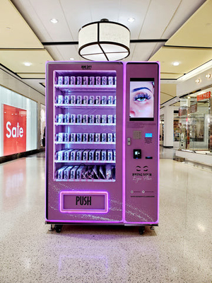 Máquina de venda automática não refrigerada dos produtos de beleza da máquina de venda automática da pestana