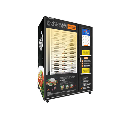 Máquina de venda automática refrigerada 4000W do alimento de Wifi refeições quentes com micro-ondas