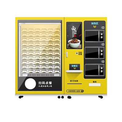 49&quot; máquina de venda automática grande da tela com micro-ondas duplas quentes do alimento 4000W
