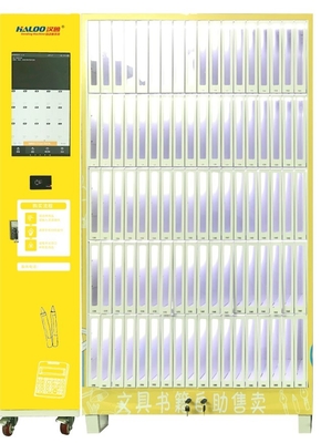 Máquina de venda automática estacionária do livro da temperatura ambiente com 90 cacifos